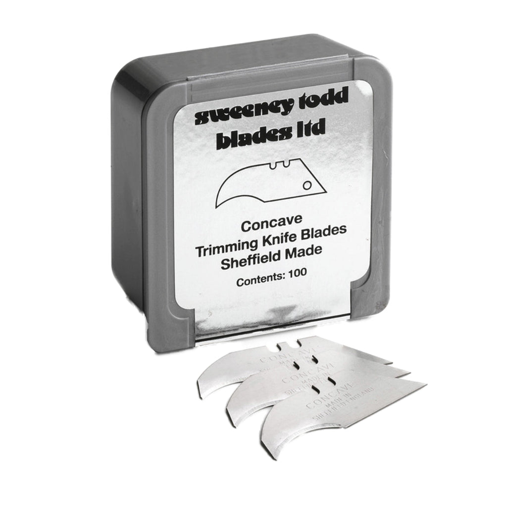 Sweeney Todd  Concave Trimming Knife Blades (100 Blades)