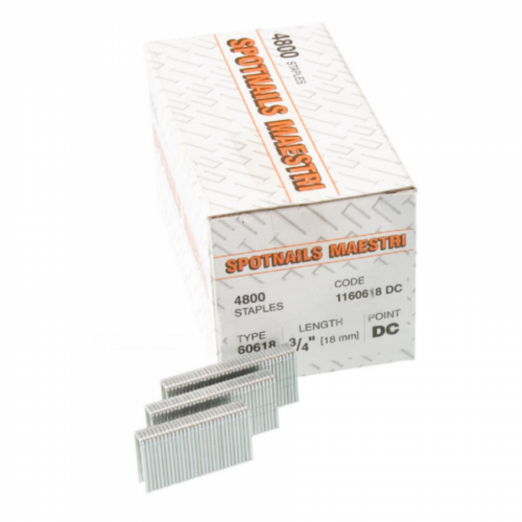 Spotnails Maestri 606 18mm Staples (4800 Pack)